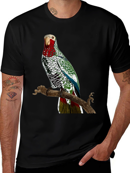Parrot Graphic Tee - Mens Black T-Shirt