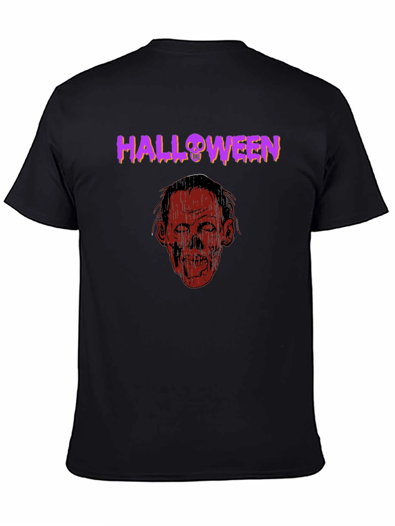 Halloween Zombie Graphic T-Shirt