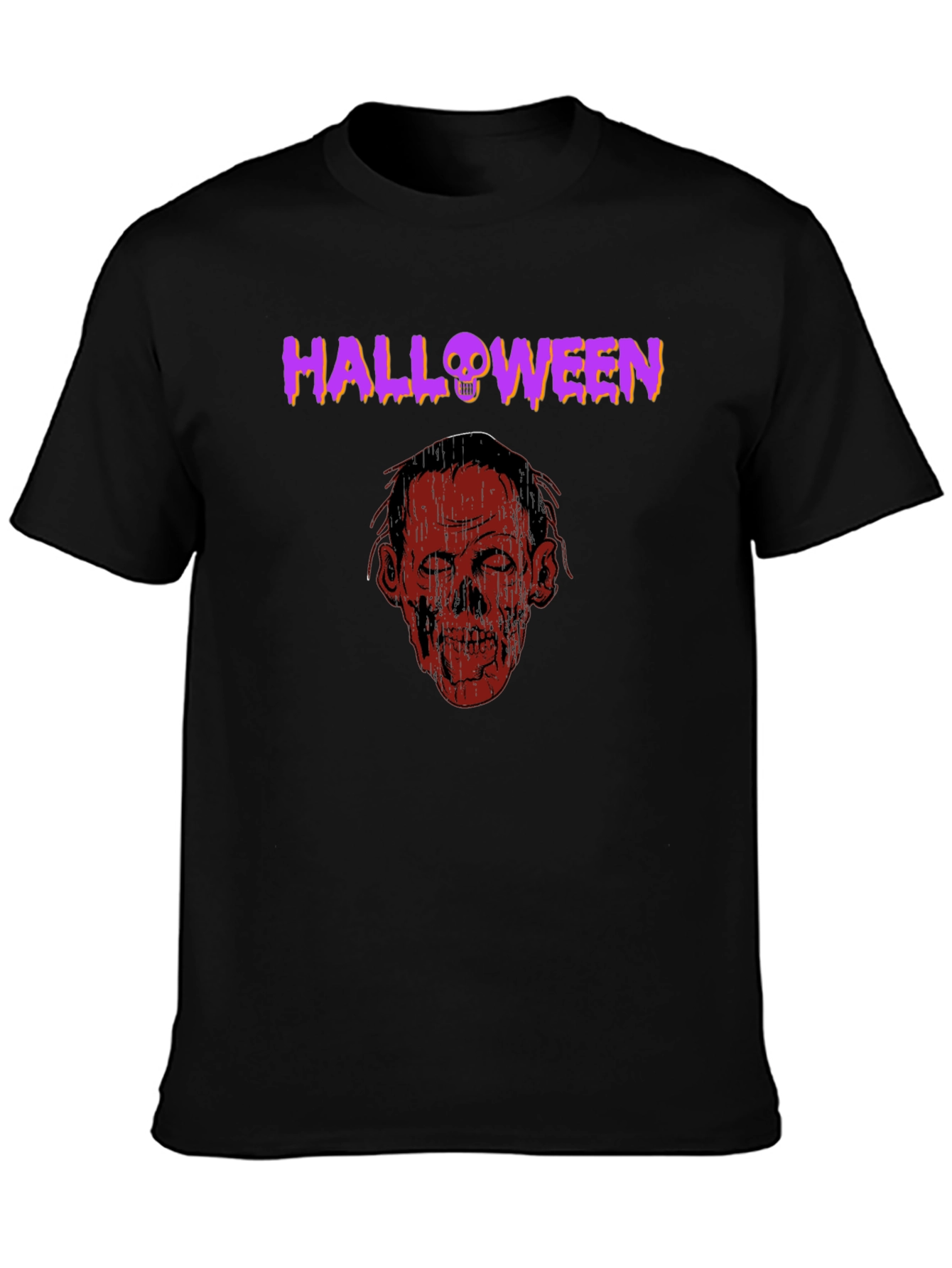 Halloween Zombie Graphic T-Shirt