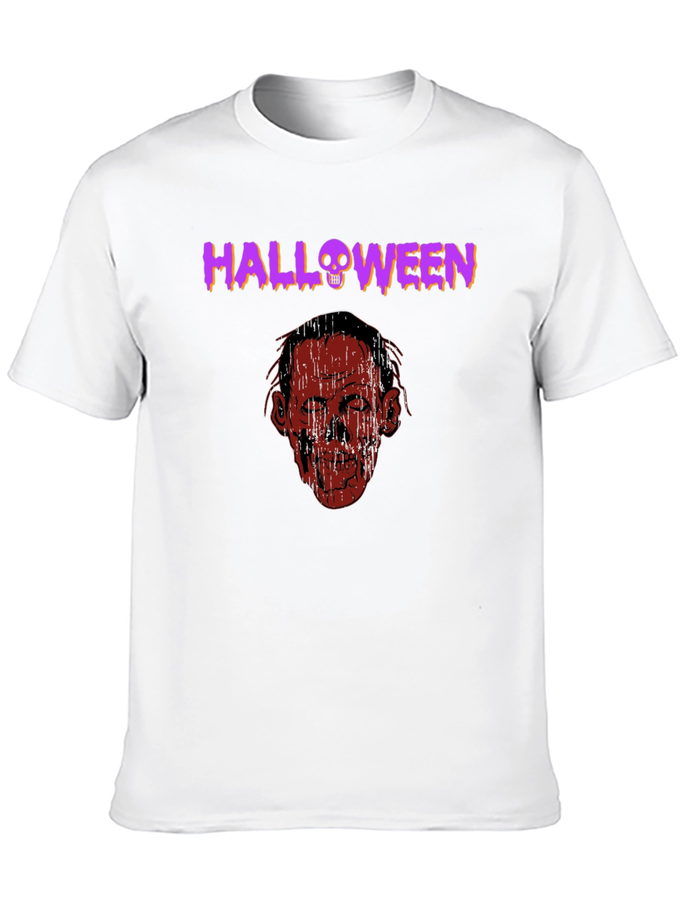 Halloween Zombie Graphic T-Shirt