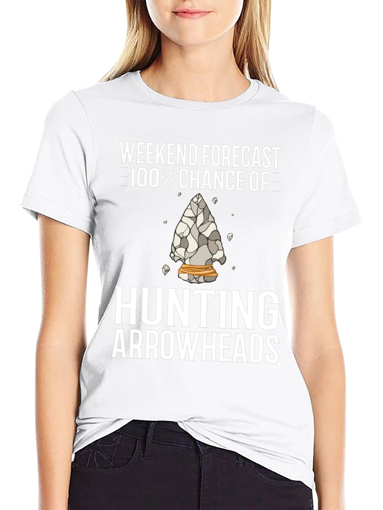 Hunting Arrowheads T-Shirt Weekend Forecast