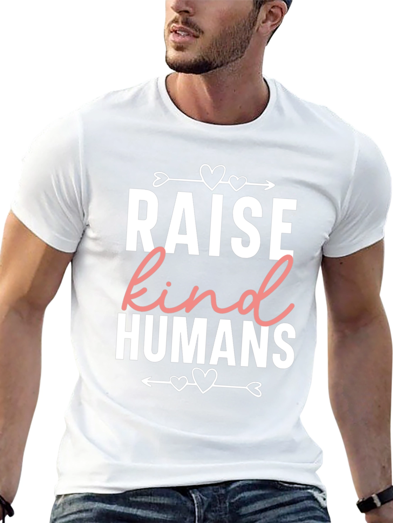 Raise Kind Humans Graphic Tee - Black Casual Shirt