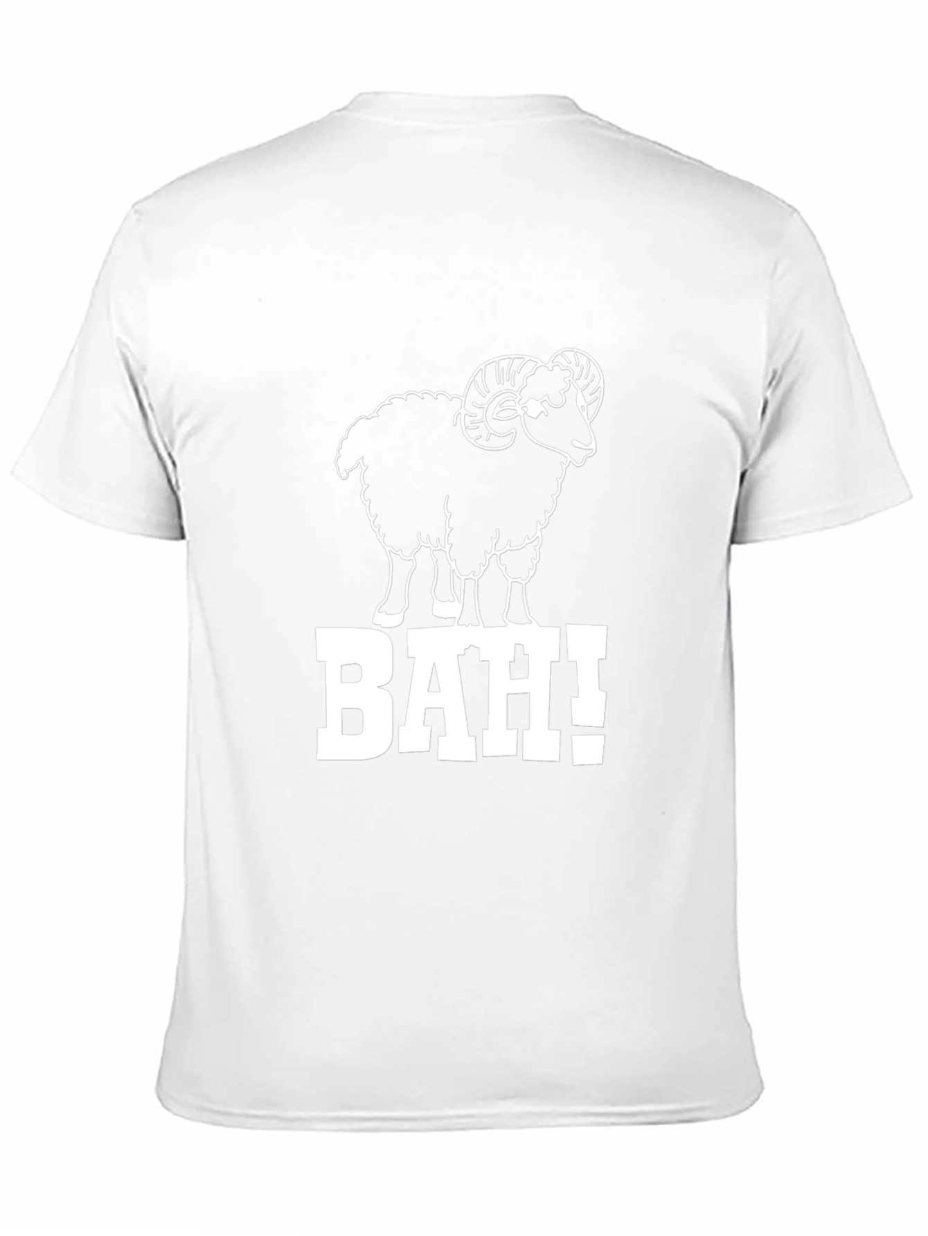 BAH! Sheep Graphic T-Shirt - Black Cotton Tee