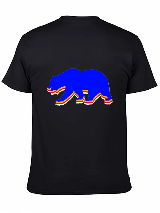 Bear Graphic Tee - Mens Black T-Shirt