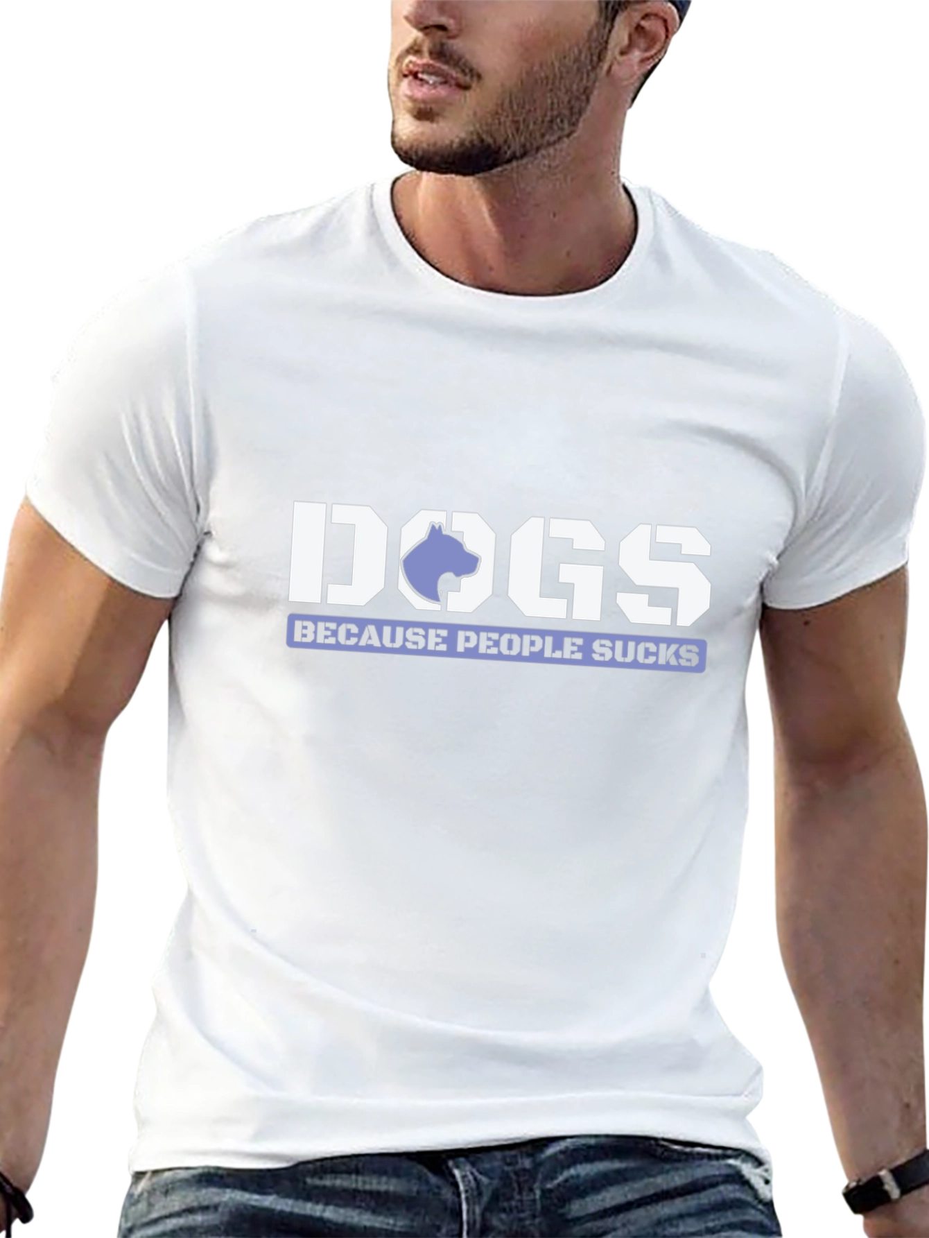 Dogs Because People Suck T-Shirt