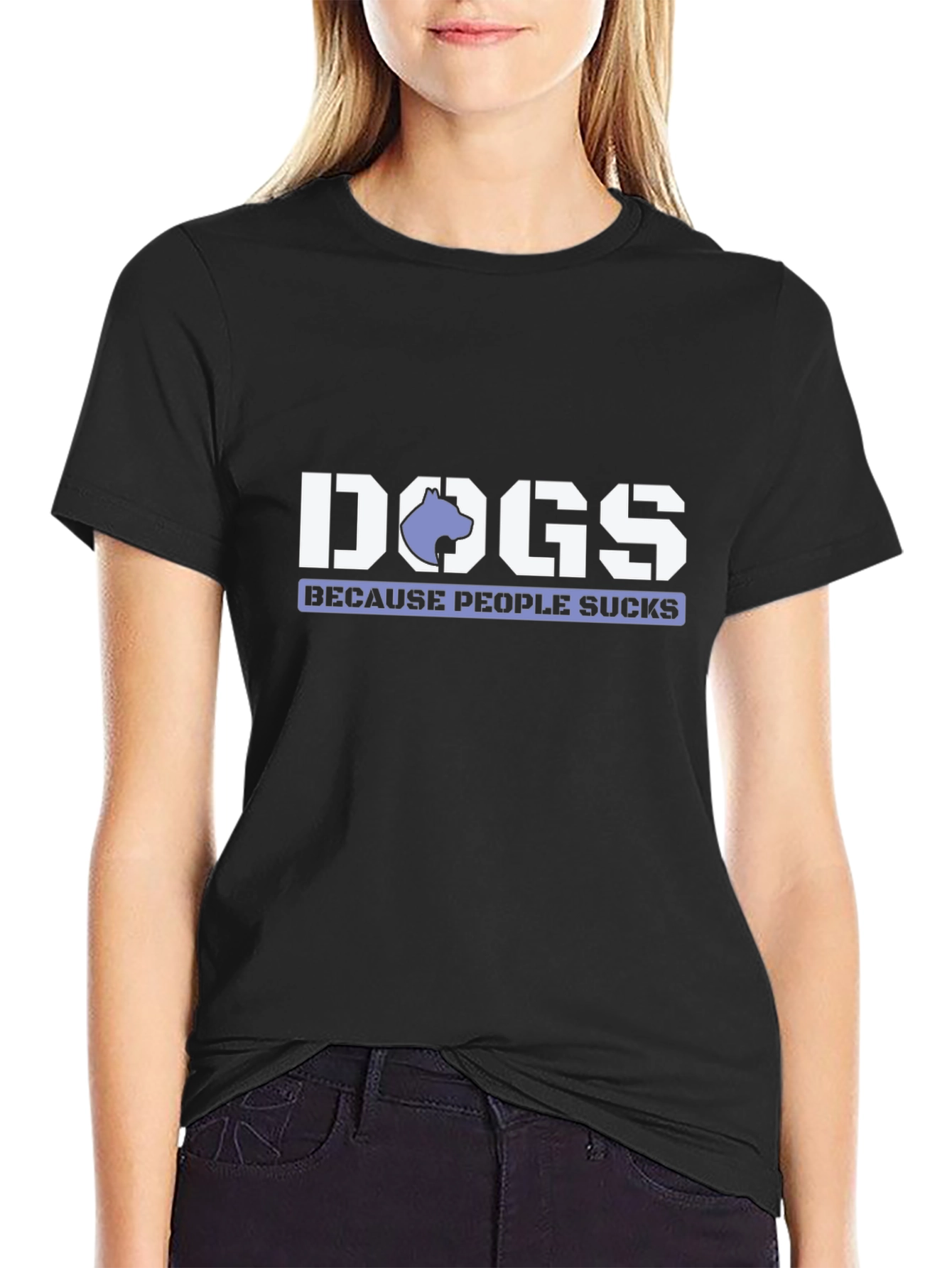 Dogs Because People Suck T-Shirt