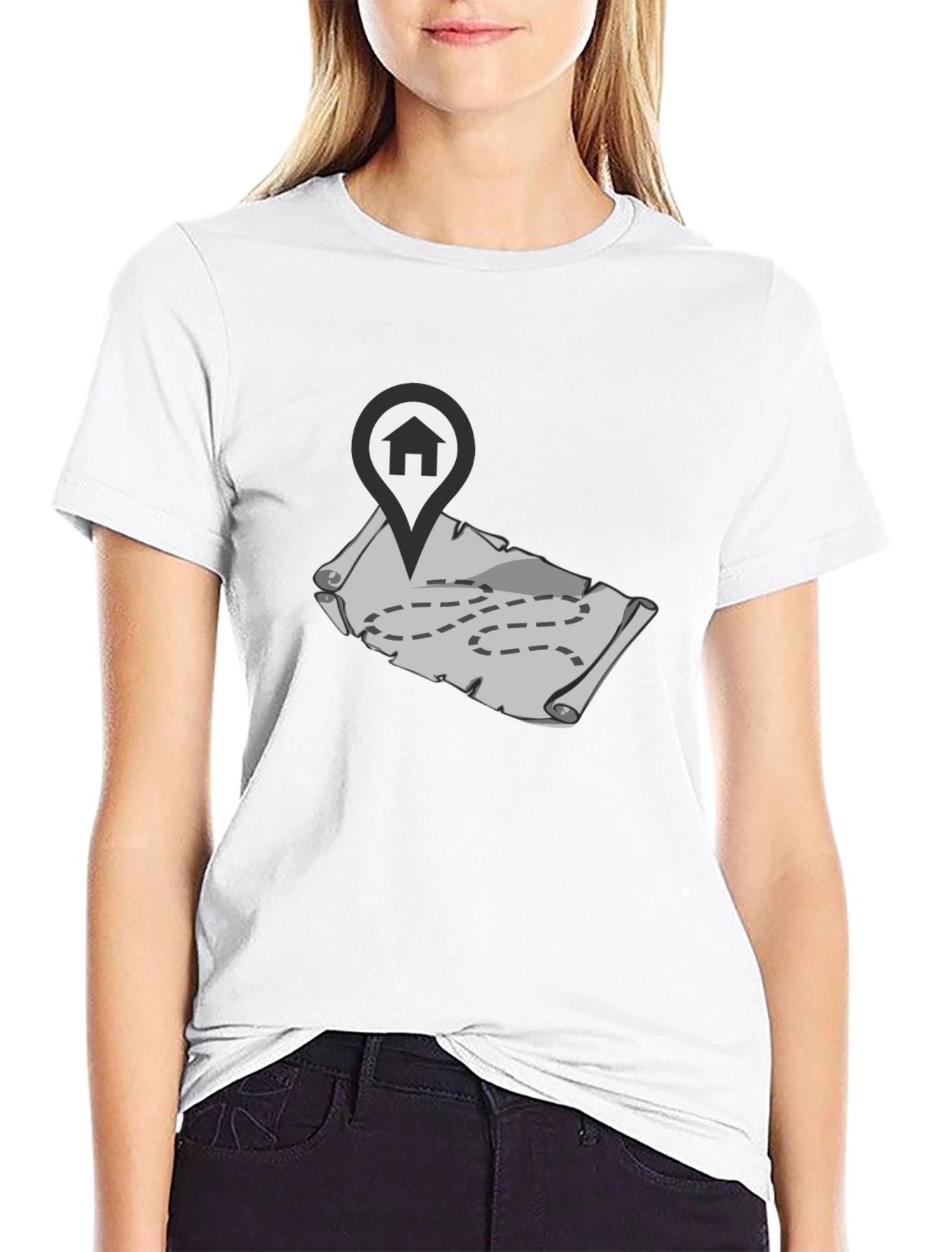 Adventure Map T-Shirt: Home is the Destination!