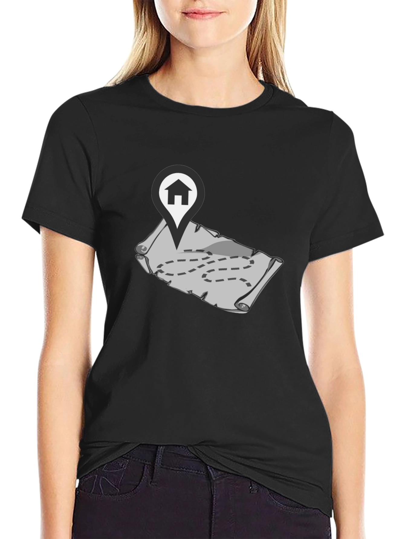 Adventure Map T-Shirt: Home is the Destination!