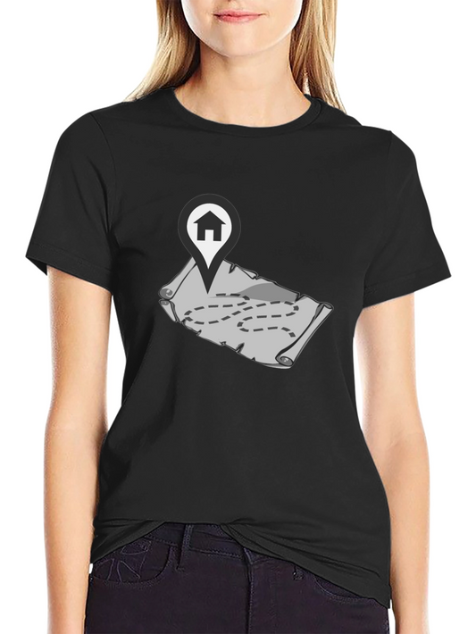 Adventure Map T-Shirt: Home is the Destination!
