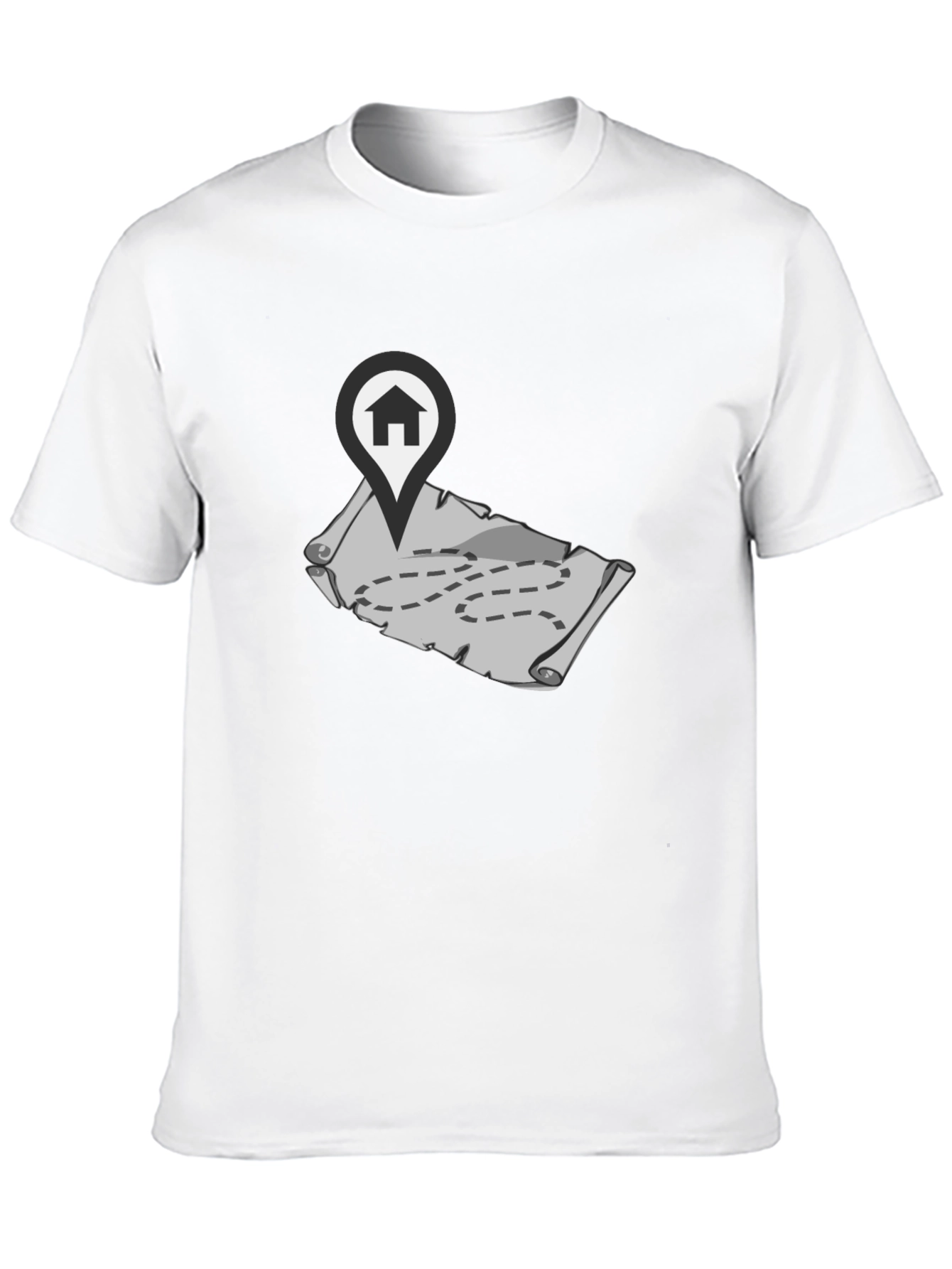 Adventure Map T-Shirt: Home is the Destination!