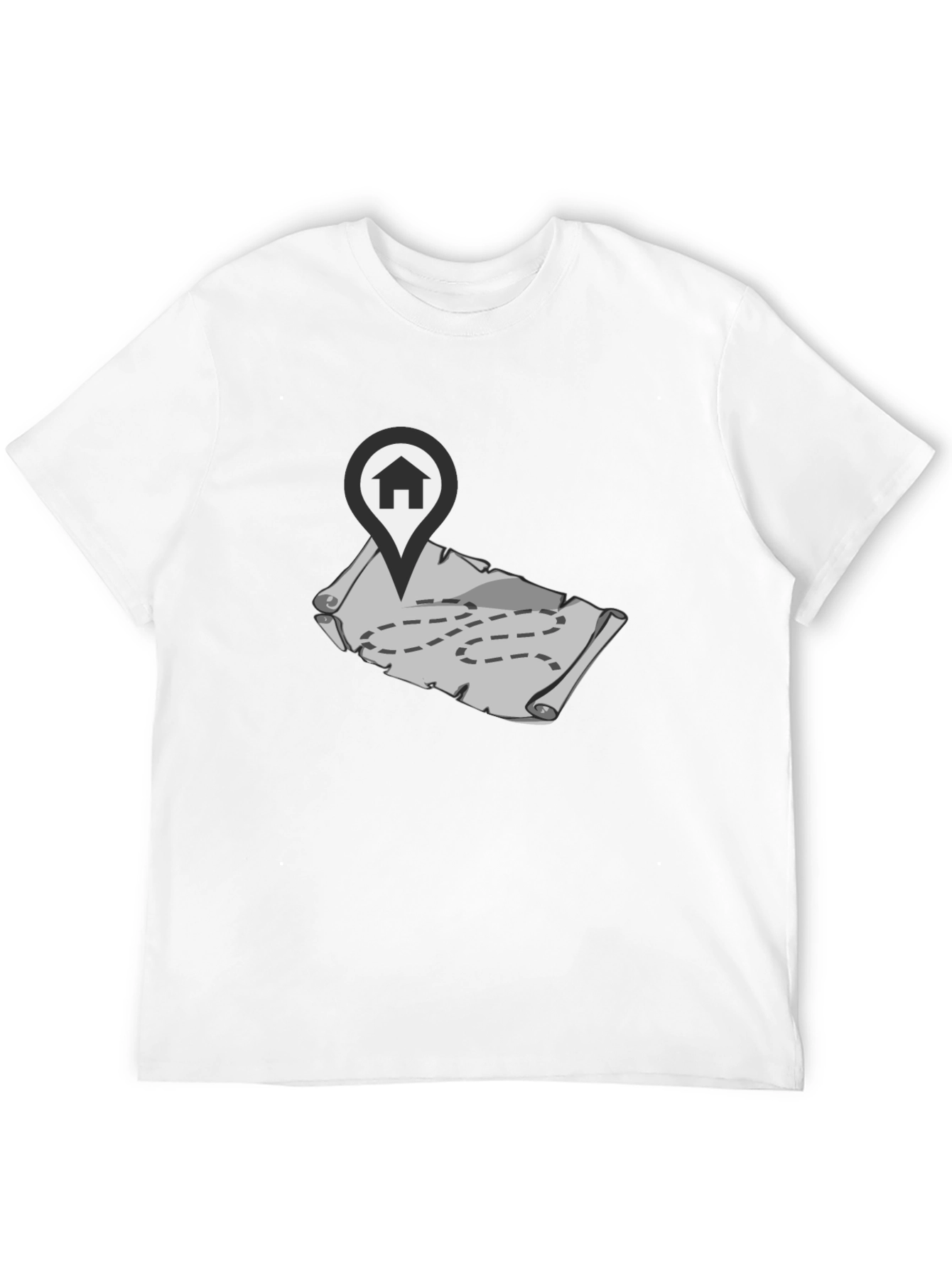 Adventure Map T-Shirt: Home is the Destination!