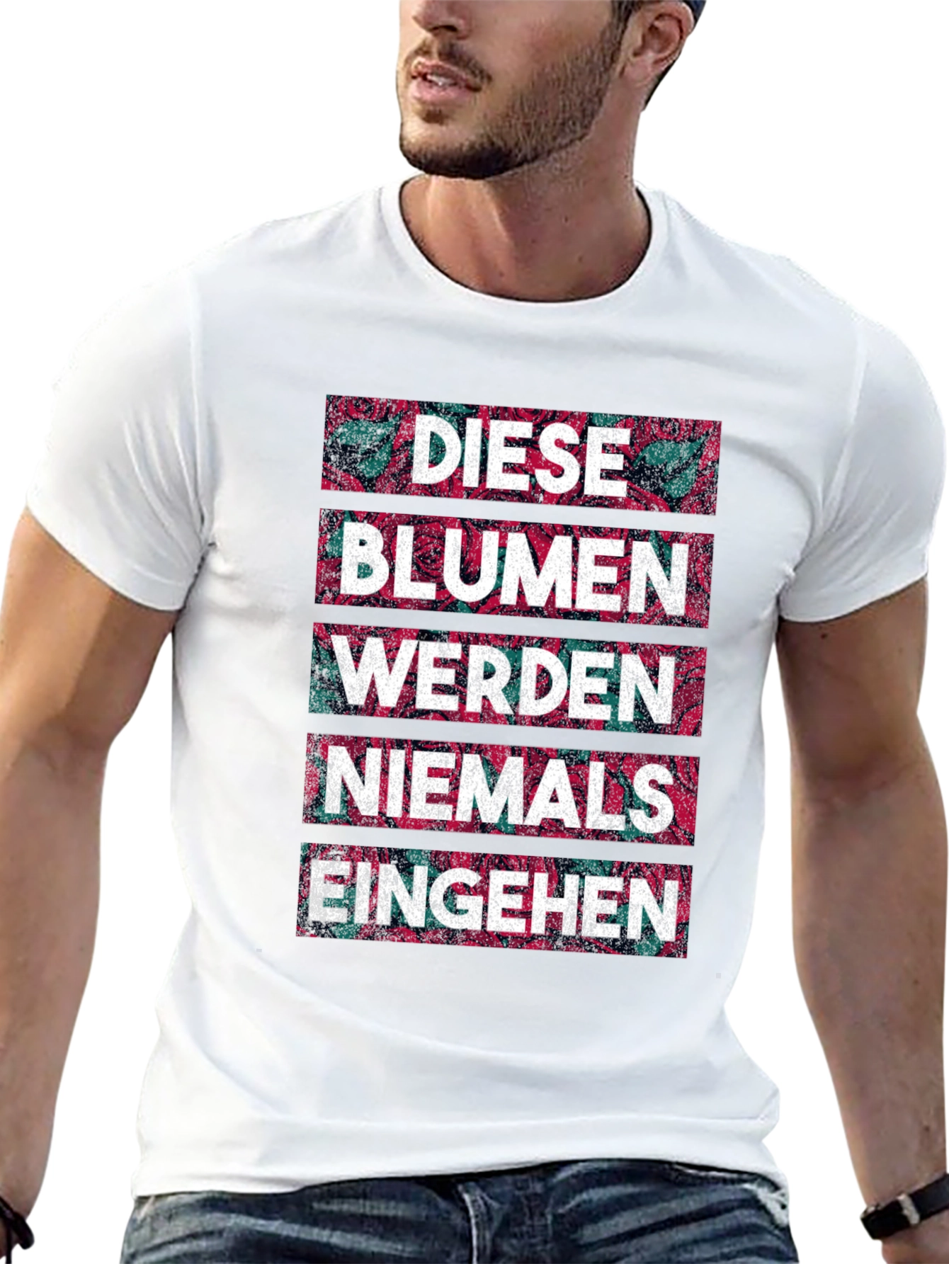 Diese Blumen T-Shirt - Never Fade Flower Graphic Tee