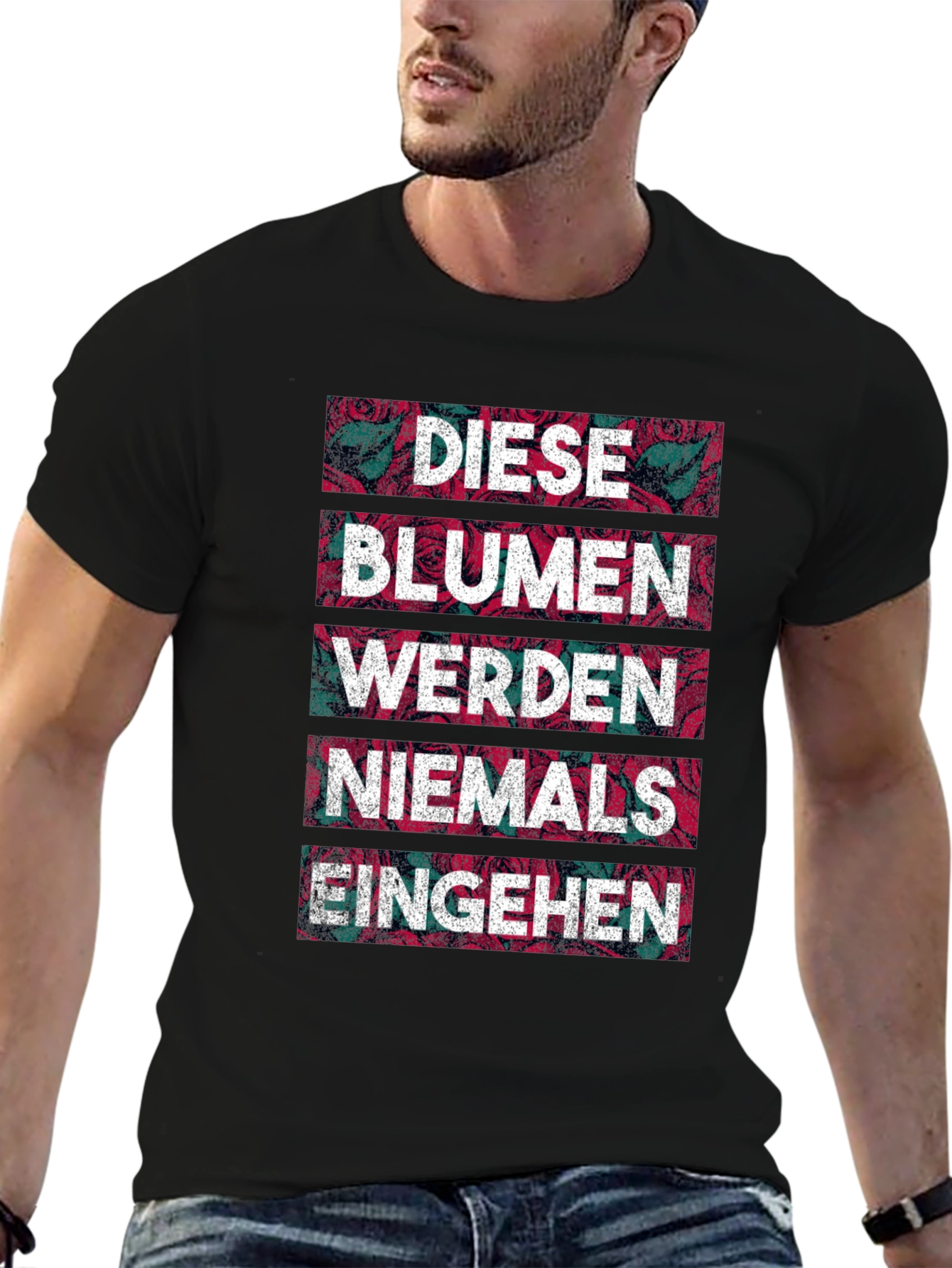 Diese Blumen T-Shirt - Never Fade Flower Graphic Tee