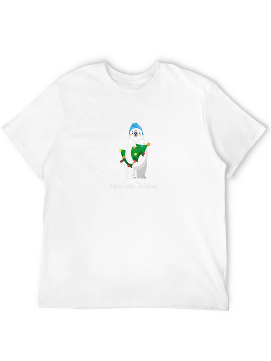Merry Lazy Christmas Polar Bear T-Shirt