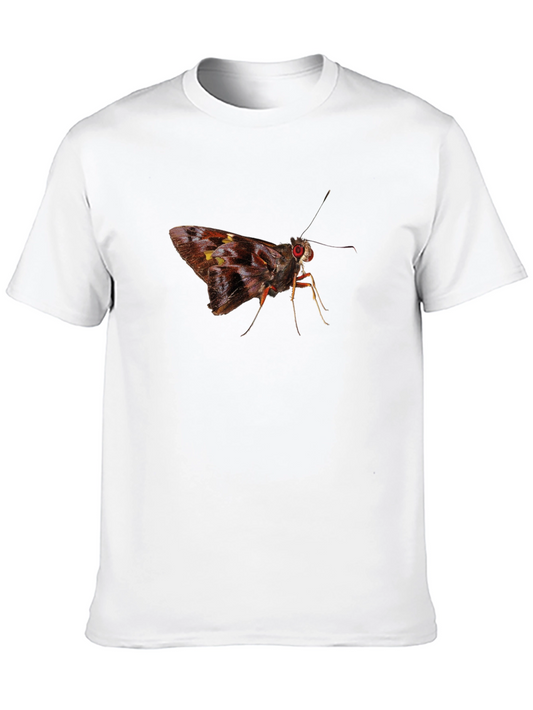 Butterfly Graphic Tee - Nature Lovers Black T-Shirt