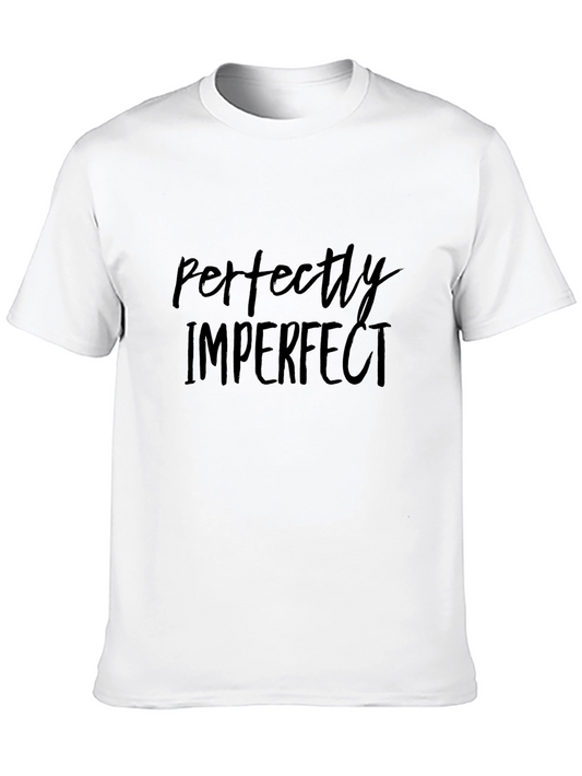 Perfectly Imperfect Black Graphic Tee