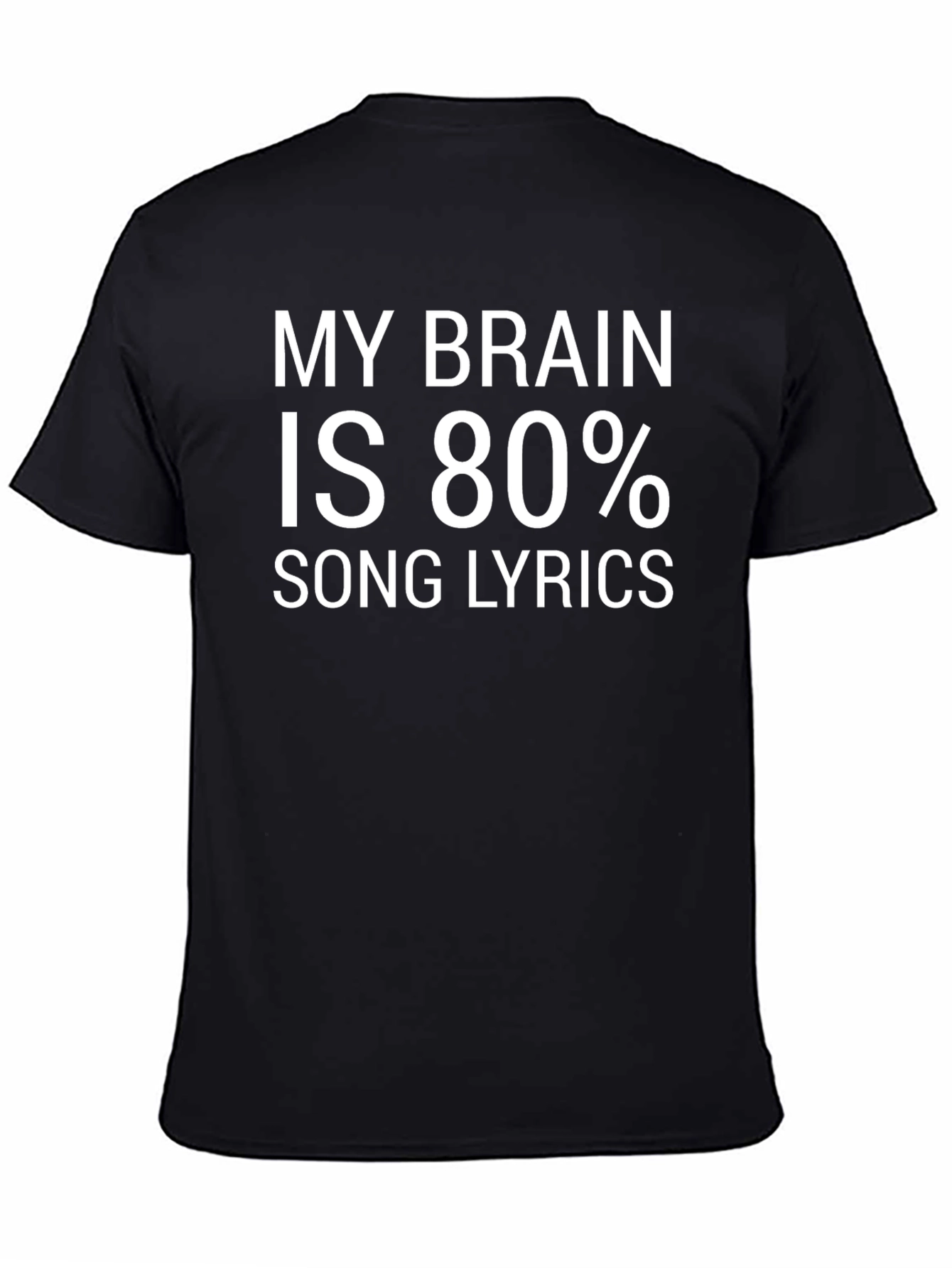 Song Lyrics Brain Humor T-Shirt