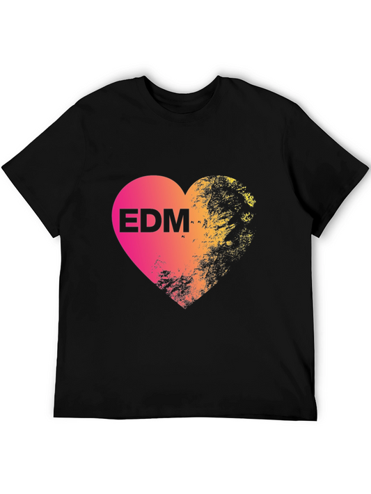 EDM Heart T-Shirt - Music Lover Tee