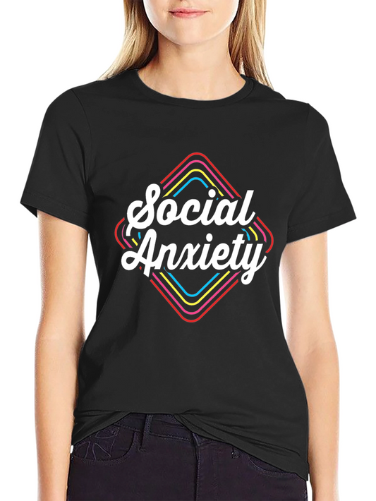 Social Anxiety Graphic T-Shirt - Comfort & Style