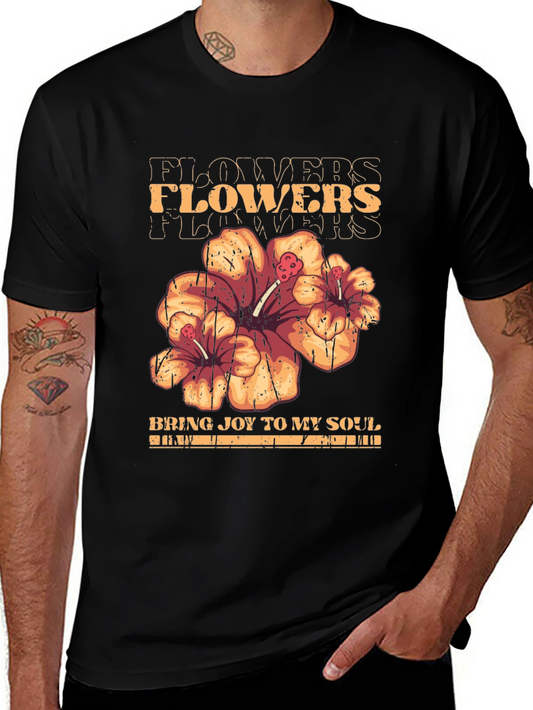 Floral Soul T-Shirt - Bring Joy With Flowers