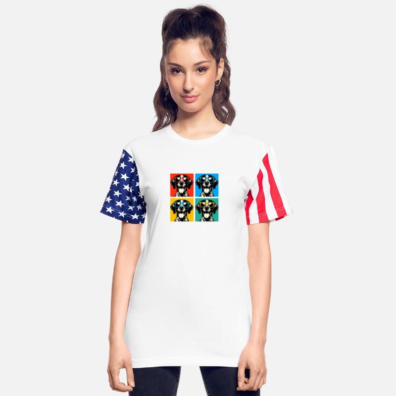 German Pointer Pop Art, Luna, Ruby, Max, Rocky