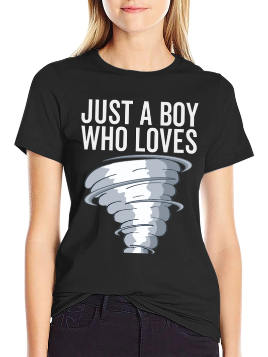 Just a Boy Who Loves Tornadoes T-Shirt