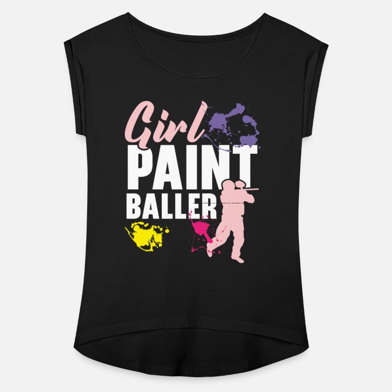 Girl Paintballer Paintball Player Paintballer