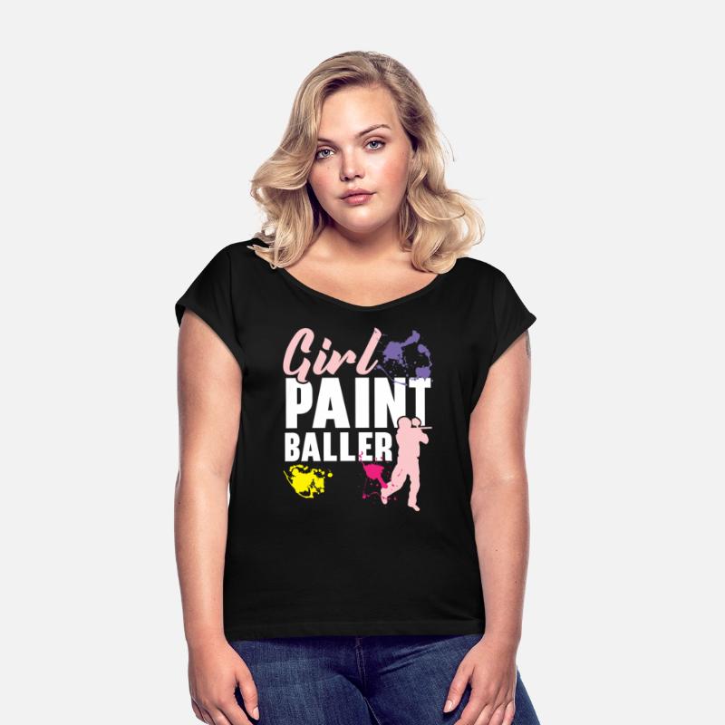 Girl Paintballer Paintball Player Paintballer