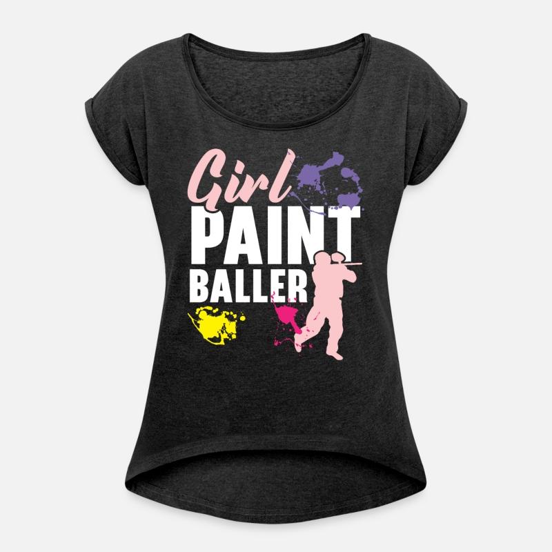 Girl Paintballer Paintball Player Paintballer