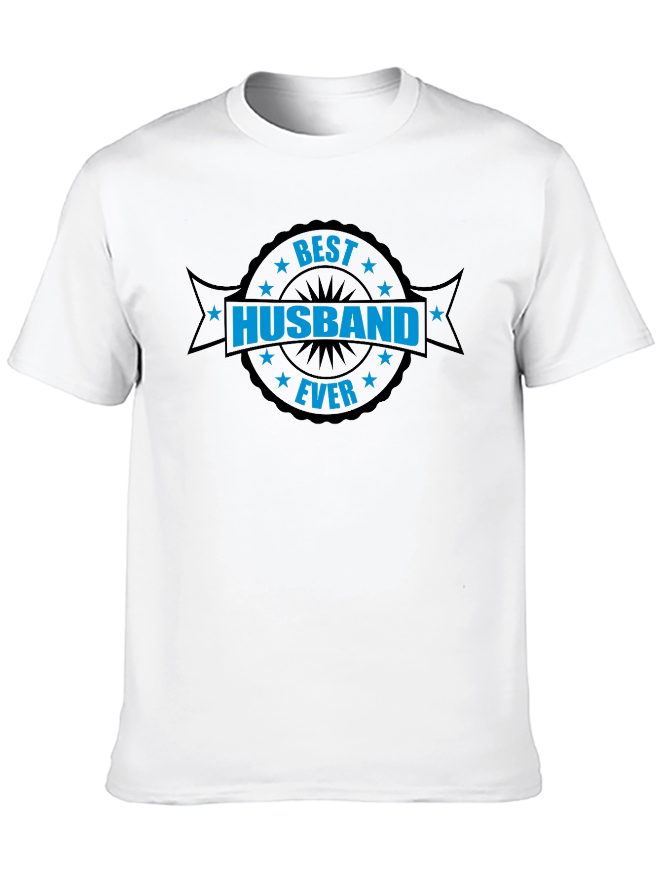 Best Husband Ever Black Crew Neck T-Shirt