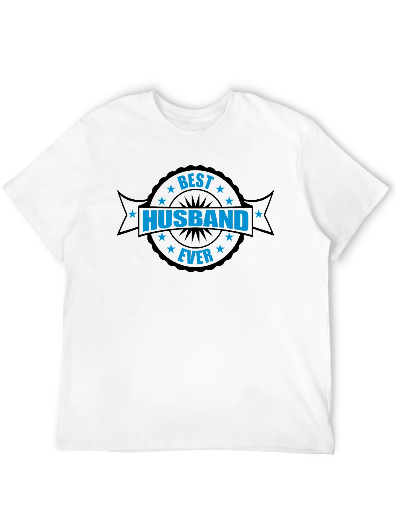 Best Husband Ever Black Crew Neck T-Shirt