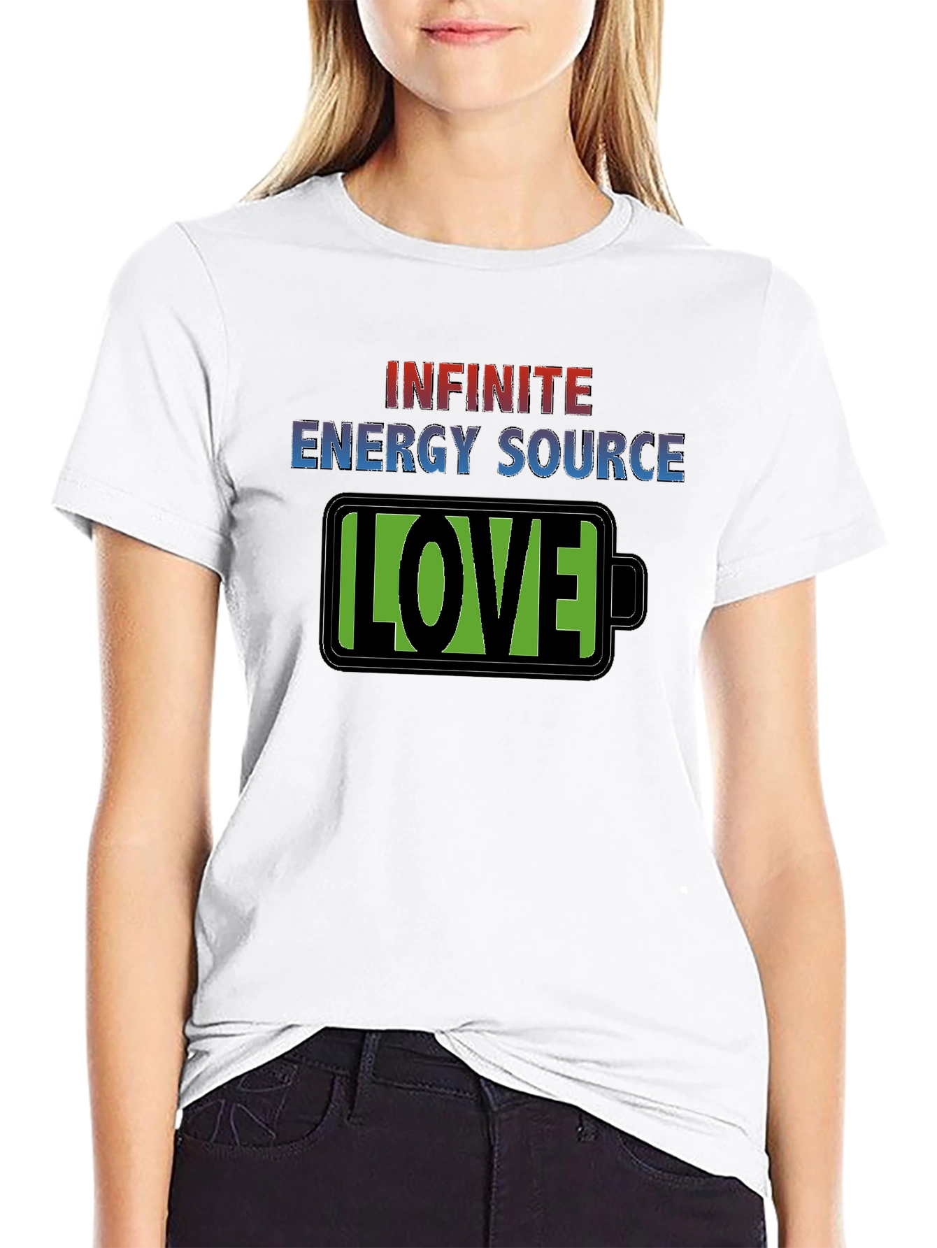 Infinite Energy Source LOVE Graphic T-Shirt