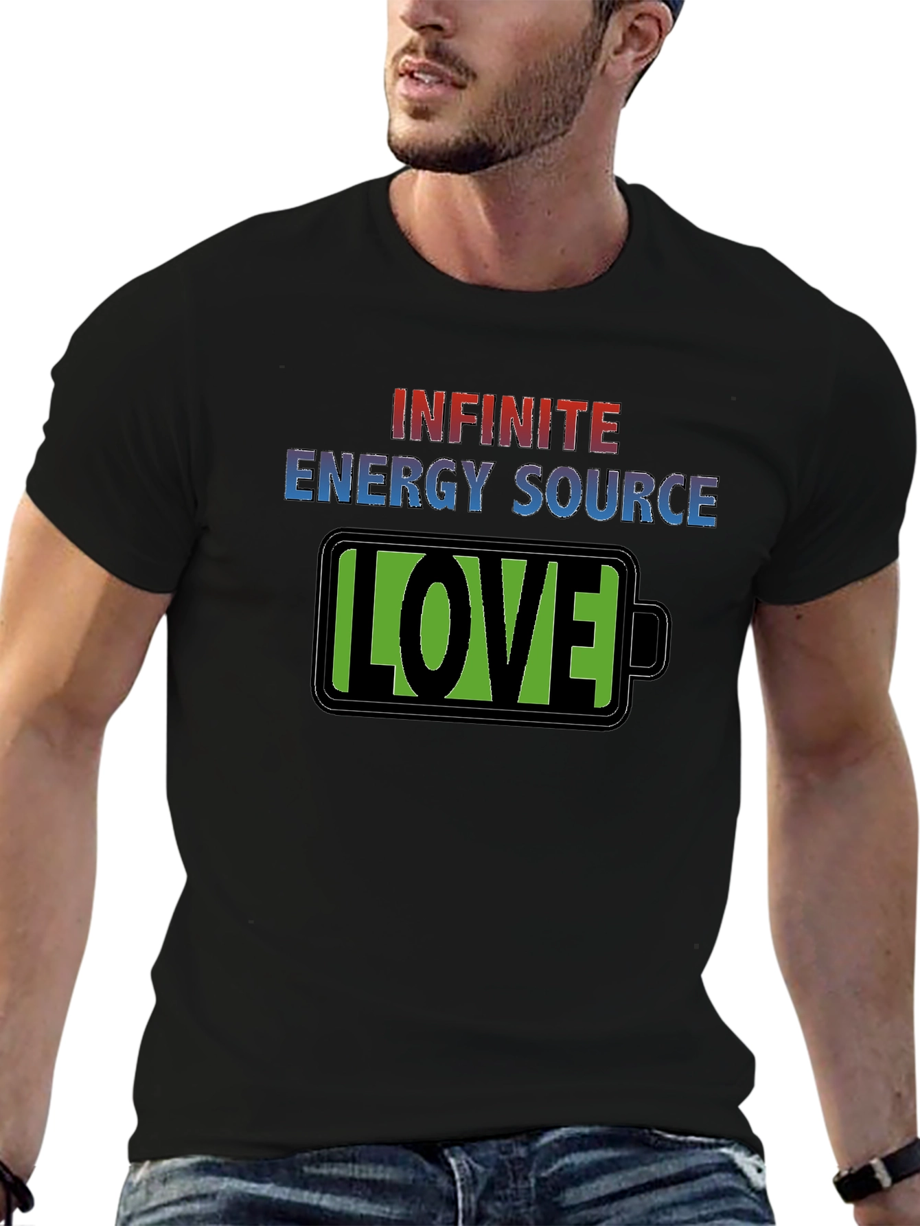 Infinite Energy Source LOVE Graphic T-Shirt