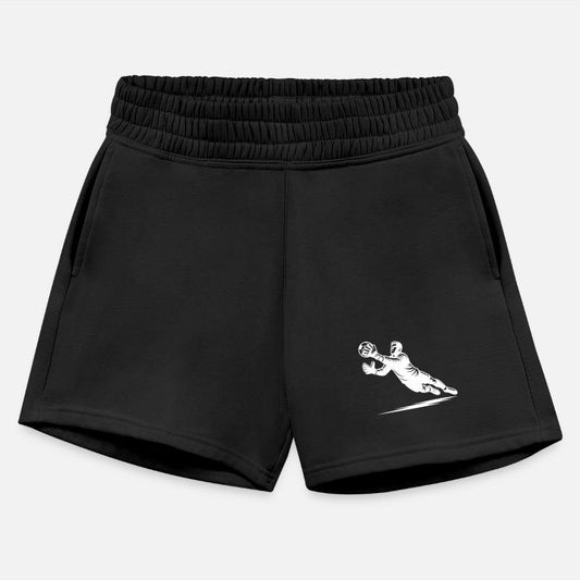 Goalkeeper With Strong Reflexes In Full Defensive