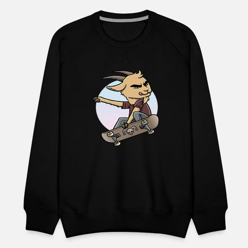 Goat On A Skateboard Skateboarding