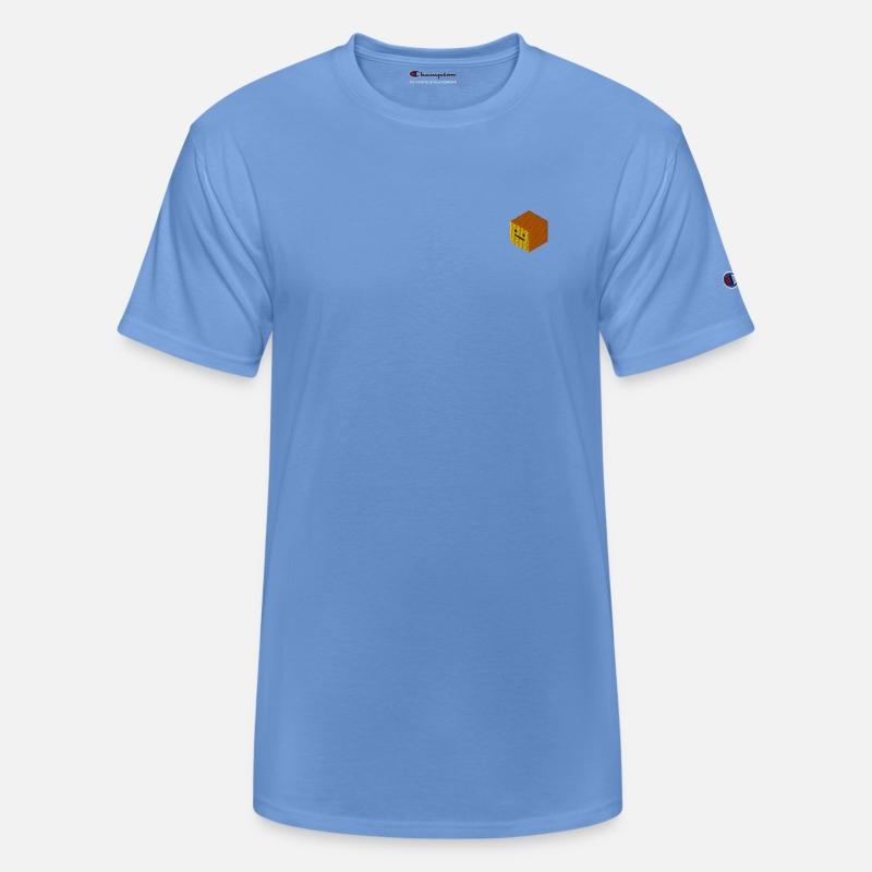 Golden cube embroidered