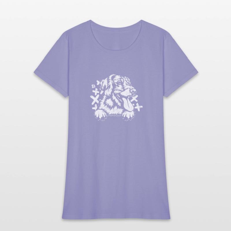 Golden Retriever Peeking - pet lover