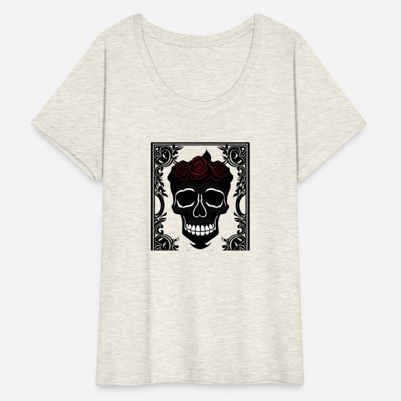 Gothic Skull and Roses