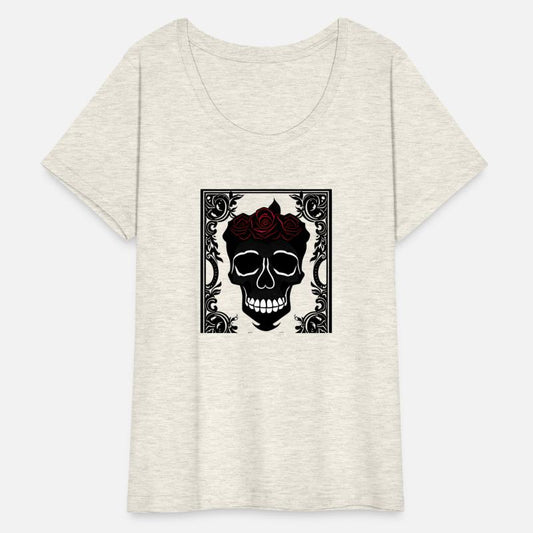 Gothic Skull and Roses