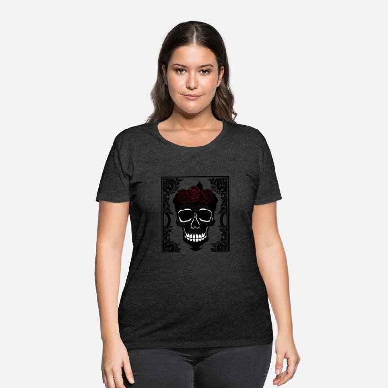 Gothic Skull and Roses