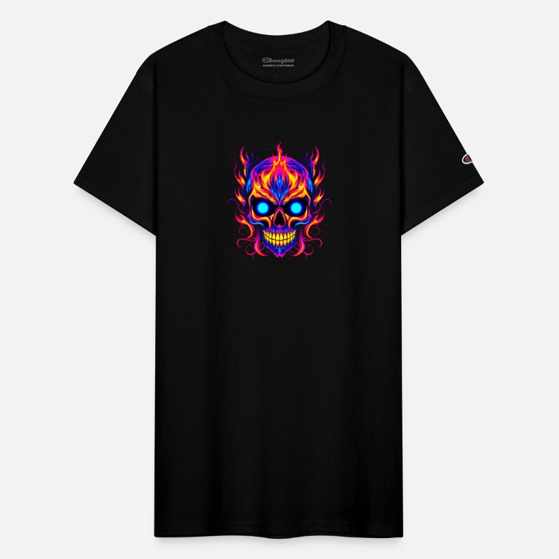 Gothic Skull Graphic: Rock and Roll Skull