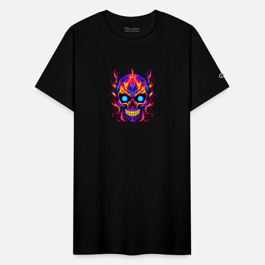 Gothic Skull Graphic: Rock and Roll Skull