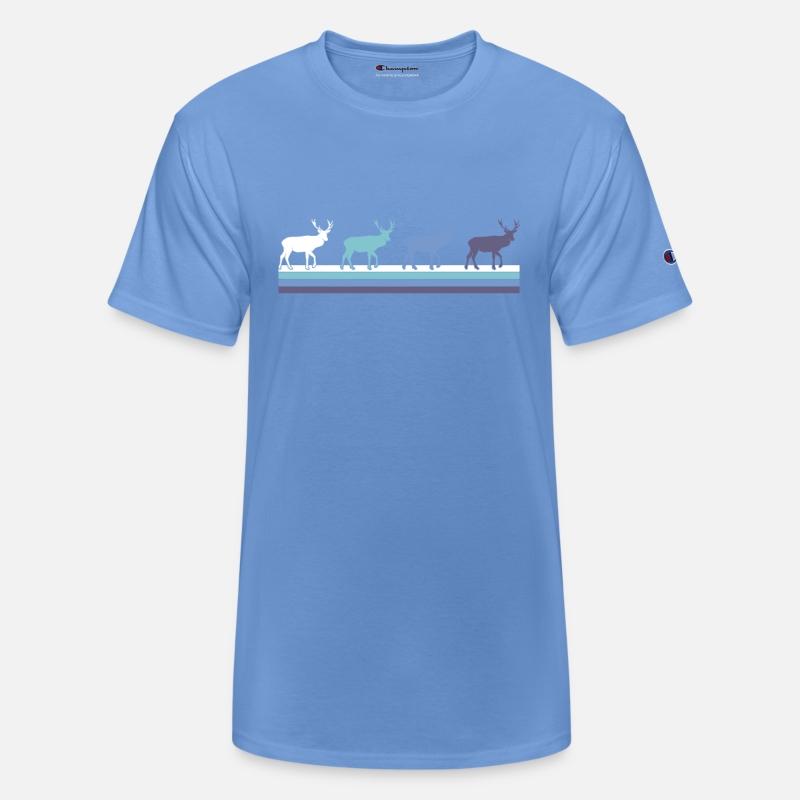 Gradient Deer Silhouette