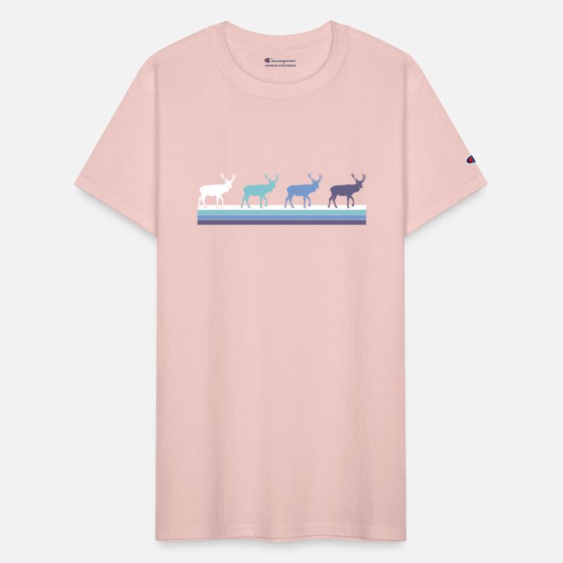 Gradient Deer Silhouette