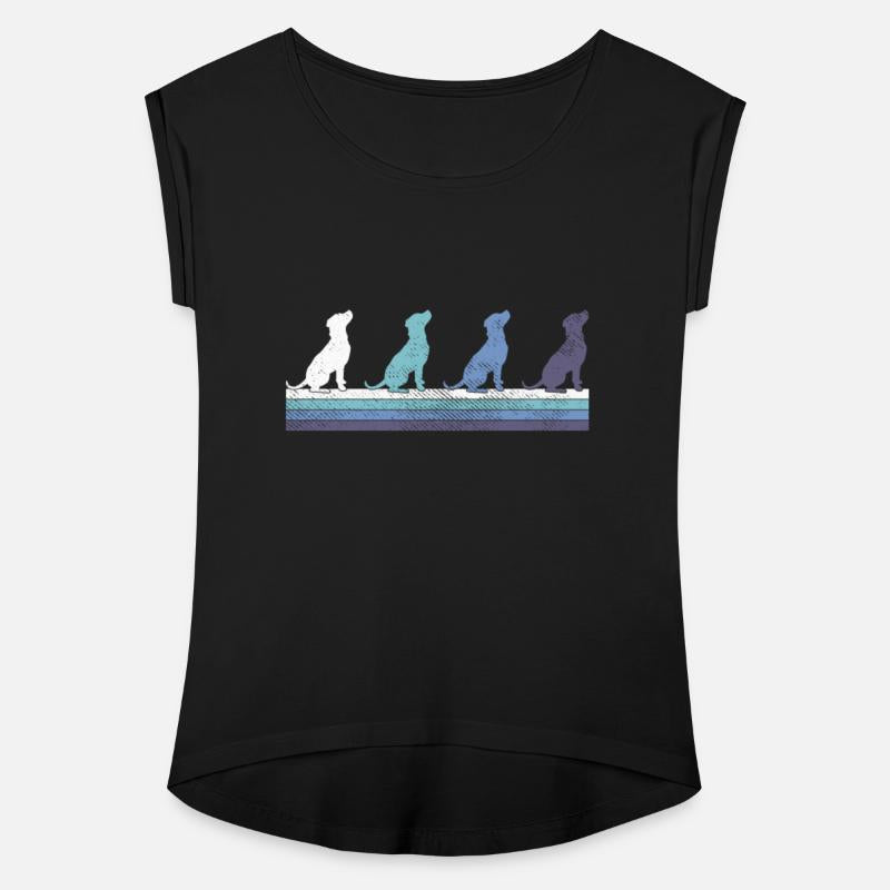 Gradient Dog Silhouette