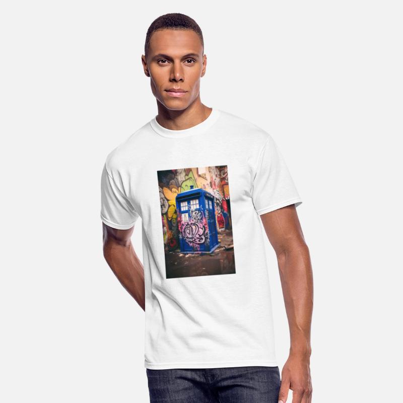 Graffiti-Covered Time Machine