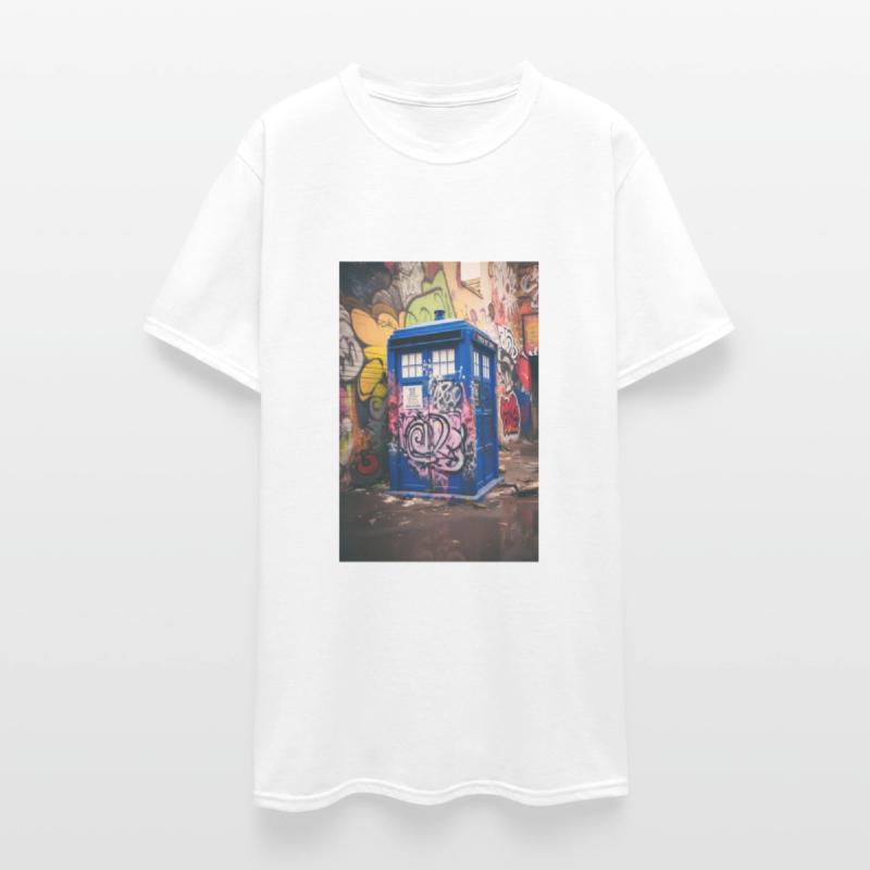 Graffiti-Covered Time Machine