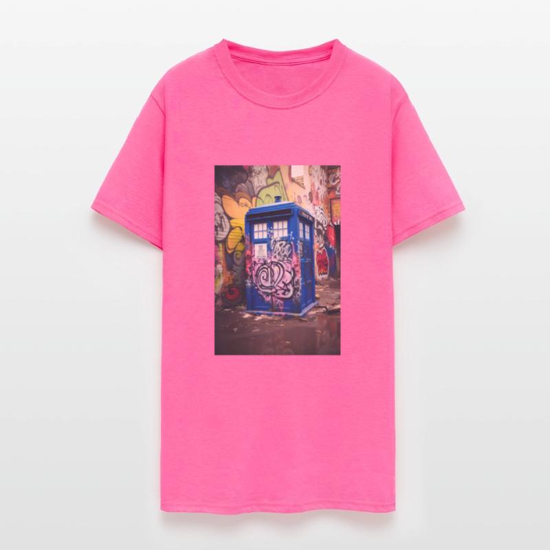 Graffiti-Covered Time Machine