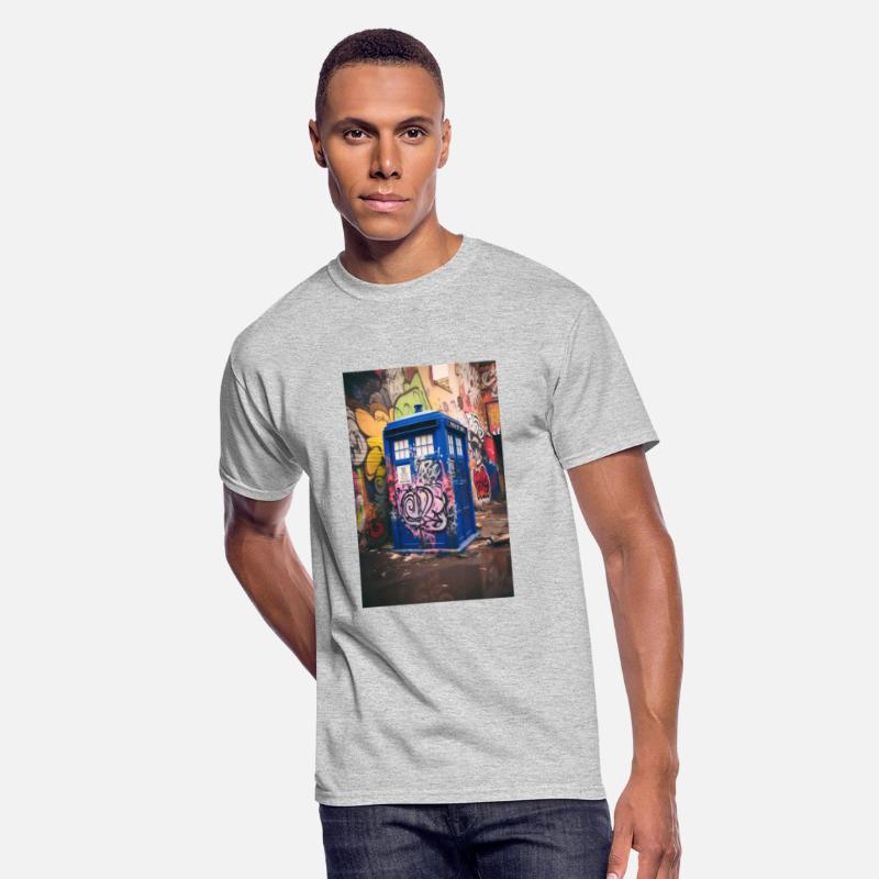 Graffiti-Covered Time Machine