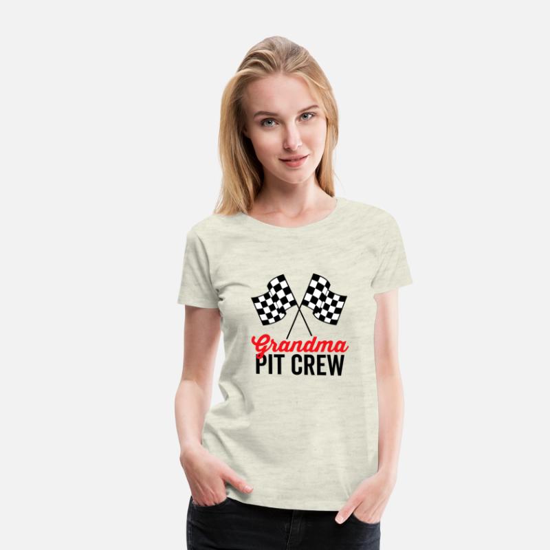Grandma Pit Crew for Racing Party Costume Team